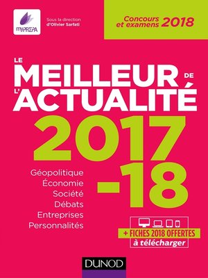 cover image of Le meilleur de l'actualité 2017-2018